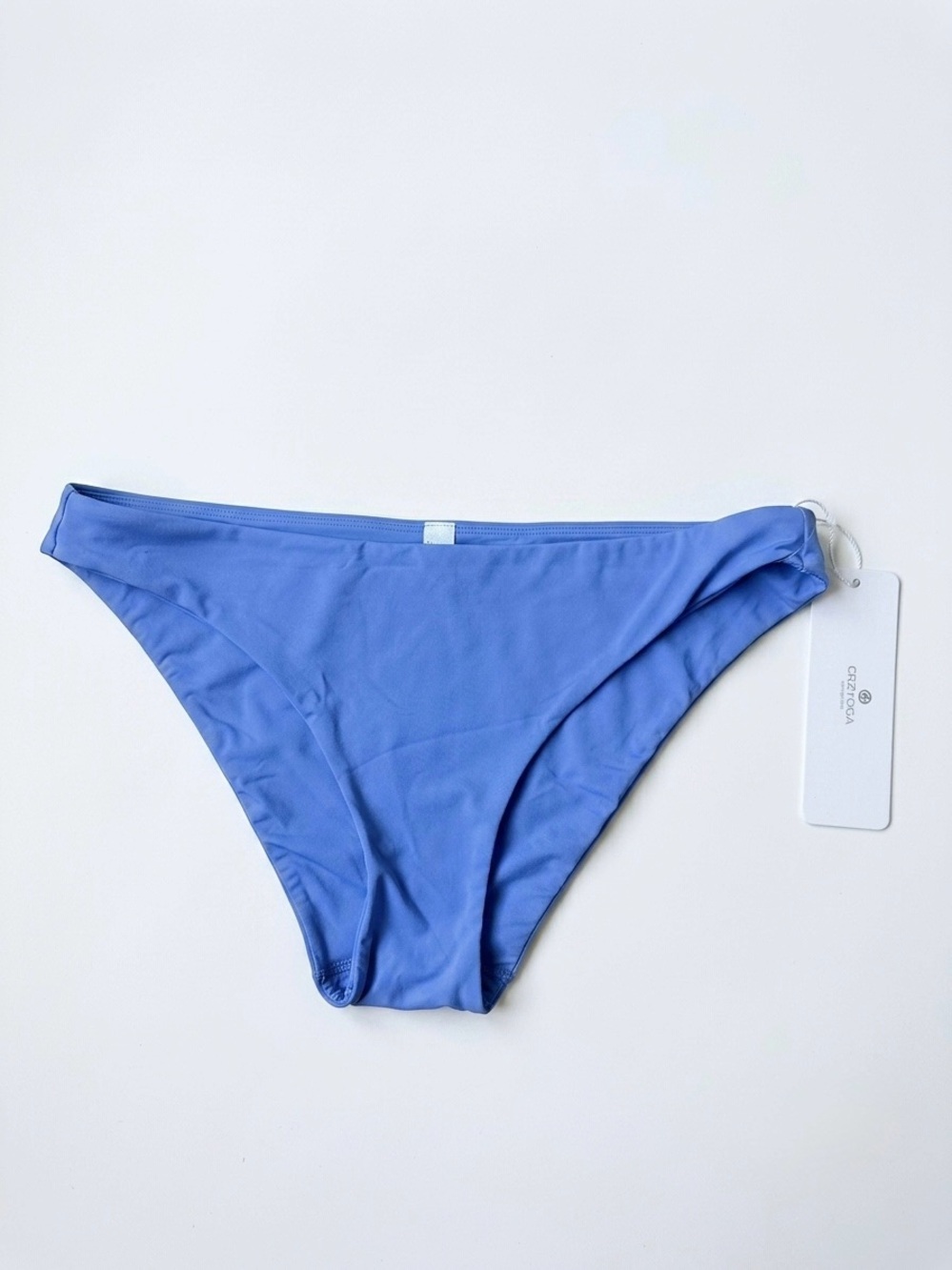 NWT CRZ YOGA Low Waisted Cheeky Bikini Bottom Wild Indigo Women’s XL (14)